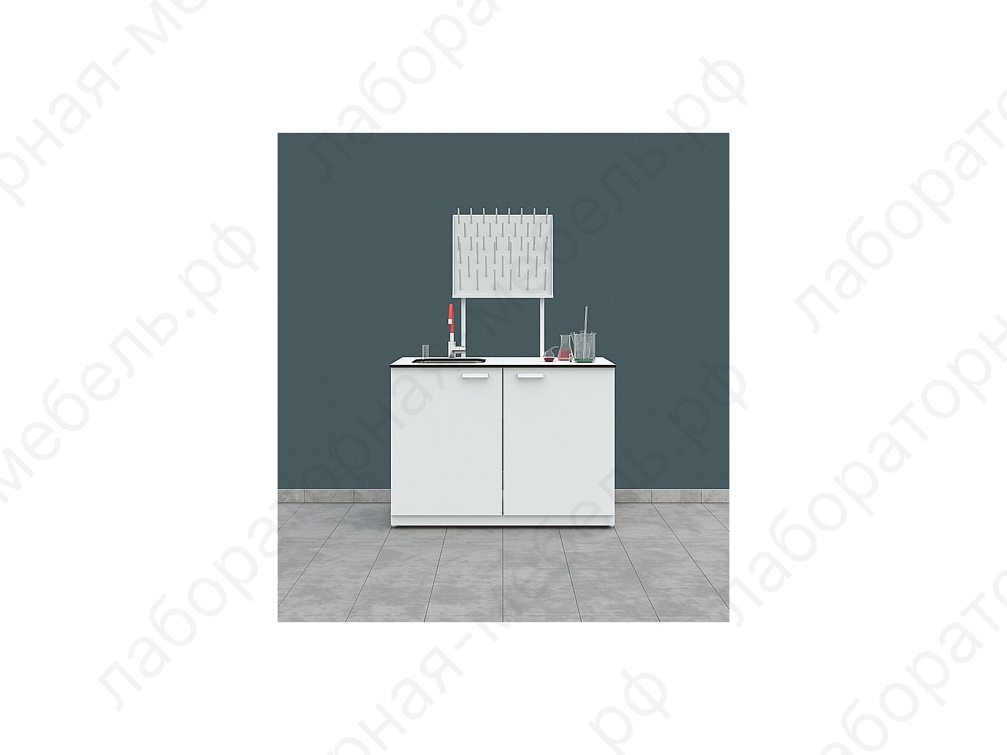 Мойки лабораторные - ЛК-1200 СМС (1 раковина, 1 смеситель)