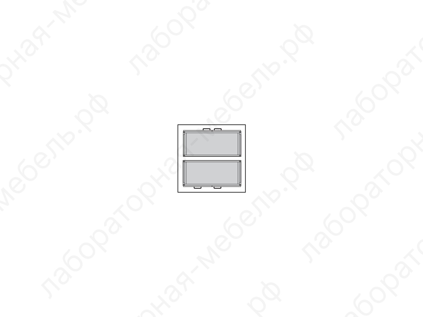 Столы на опорных тумбах - Столешница к островному столу ЛАБ-PRO РП 90.150 TR