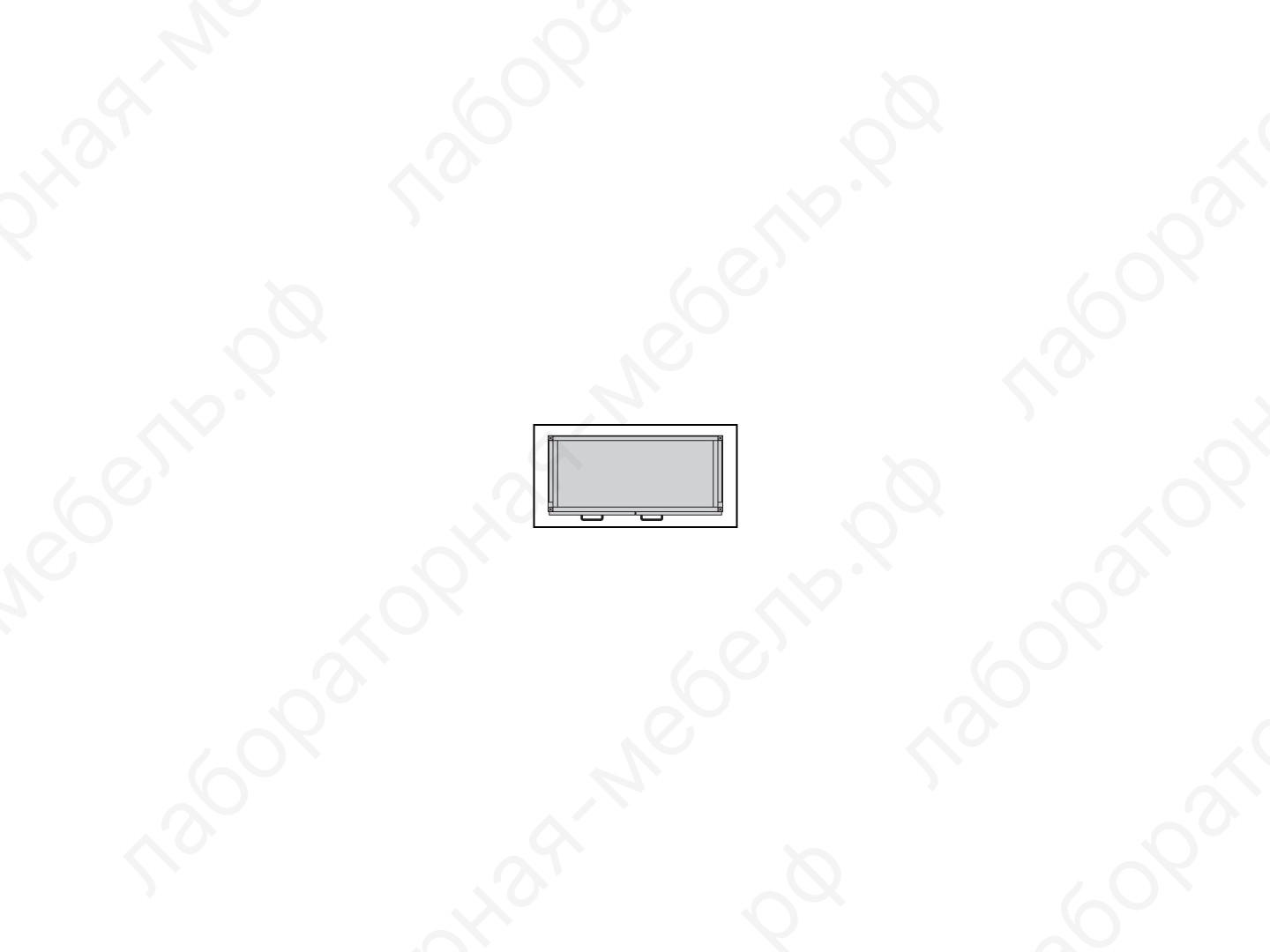 Столы на опорных тумбах - Столешница к лабораторному столу ЛАБ-PRO РП 120.65 TR-E16/23