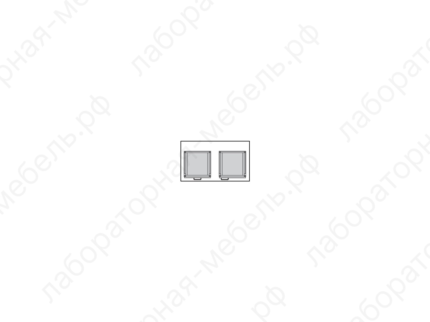 Столы на опорных тумбах - Столешница к пристенному столу ЛАБ-PRO РП 180.80 LA