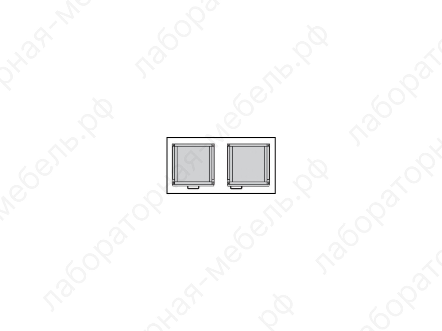 Столы на опорных тумбах - Столешница к столу-тумбе ЛАБ-PRO РП 180.80 SS