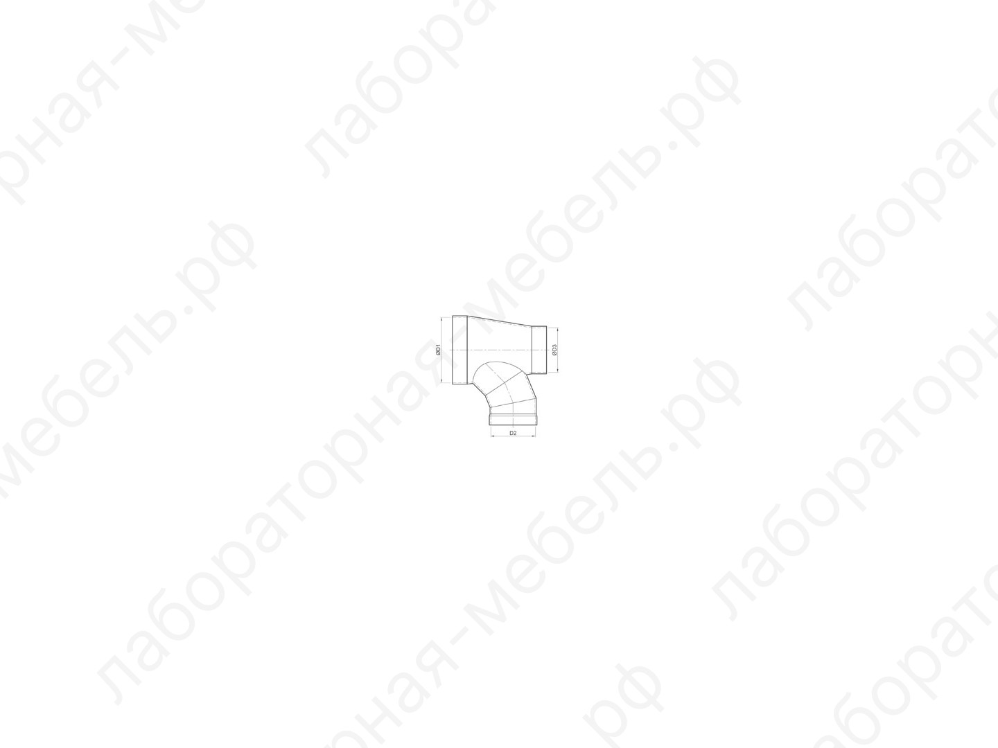 Аксессуары для вентиляции - Отвод конический ПВХ