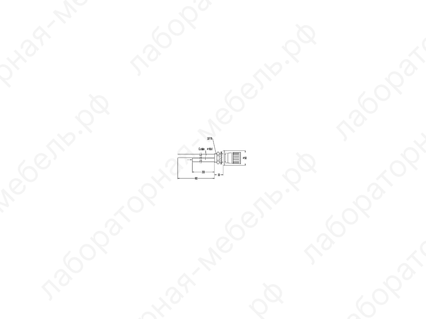 Сантехника для лабораторий - 15310_0 Вентиль д/вакуума