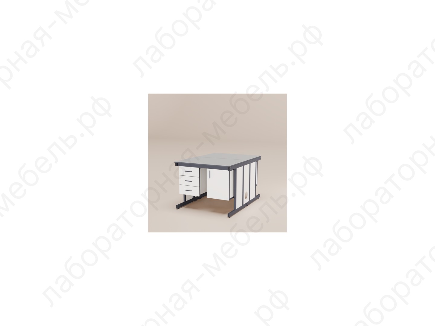 Столы островные - Cтол островной лабораторный СОН-1200х1400