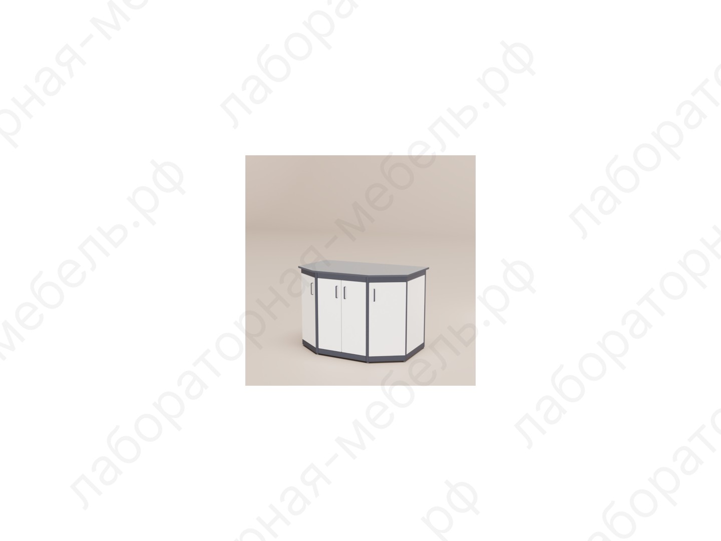 Столы торцевые - Стол лабораторный торцевой СТТЦ-1600