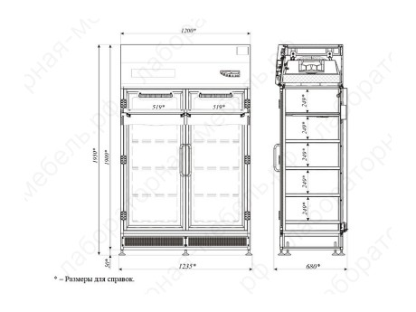 Шкаф стерильного хранения с выдвижными полками (PHARM)