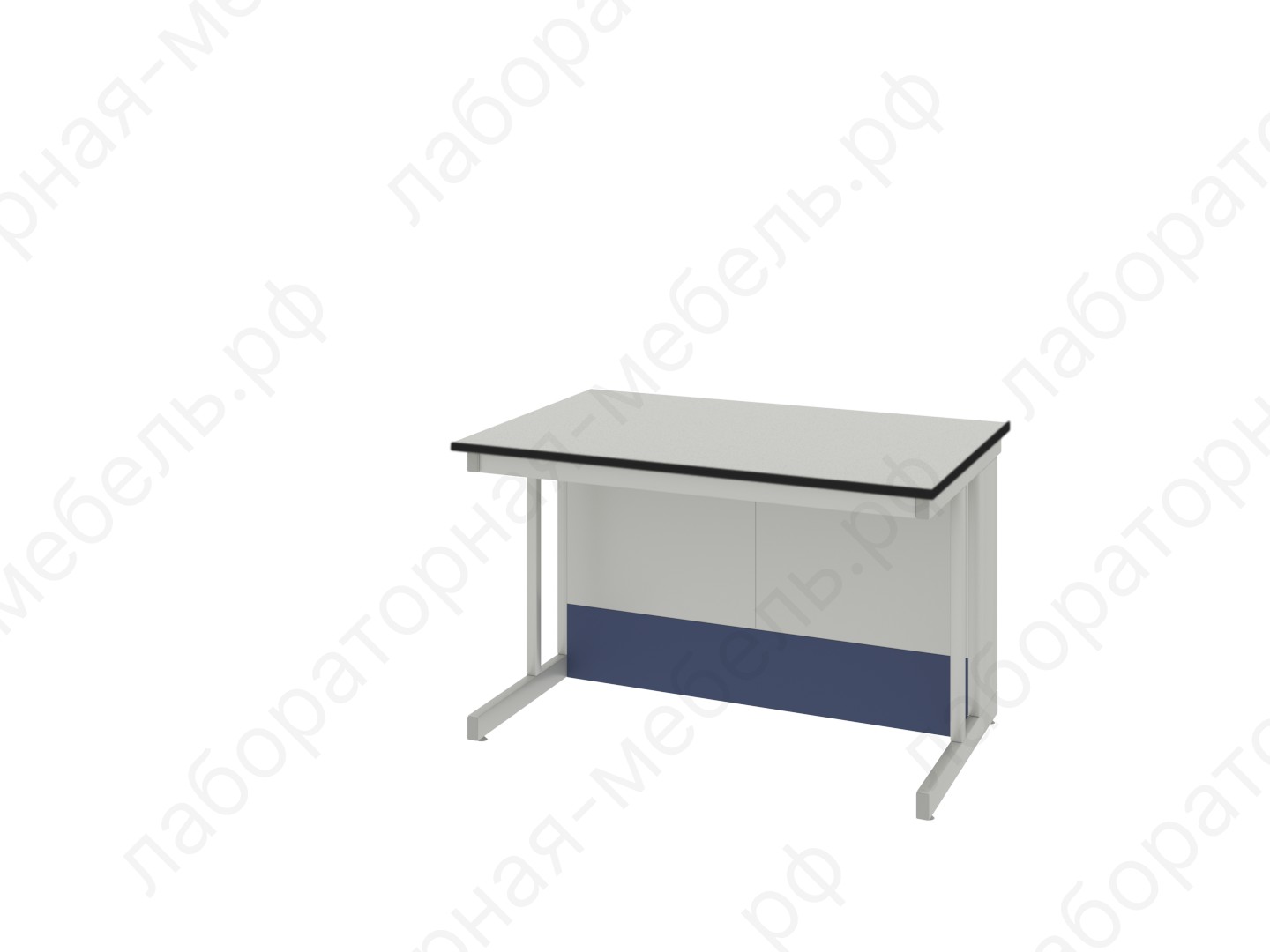 Стол лабораторный - Стол пристенный низкий ЛАБ-PRO CПЦн 120.80.75 С20