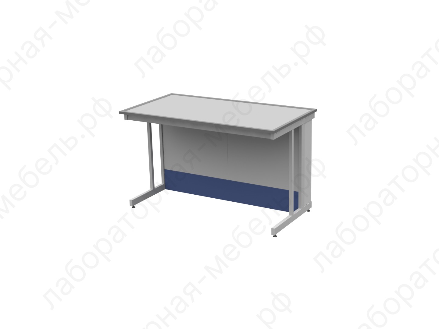 Стол лабораторный - Стол пристенный высокий ЛАБ-PRO CПЦв 150.80.90 TR-E16/23