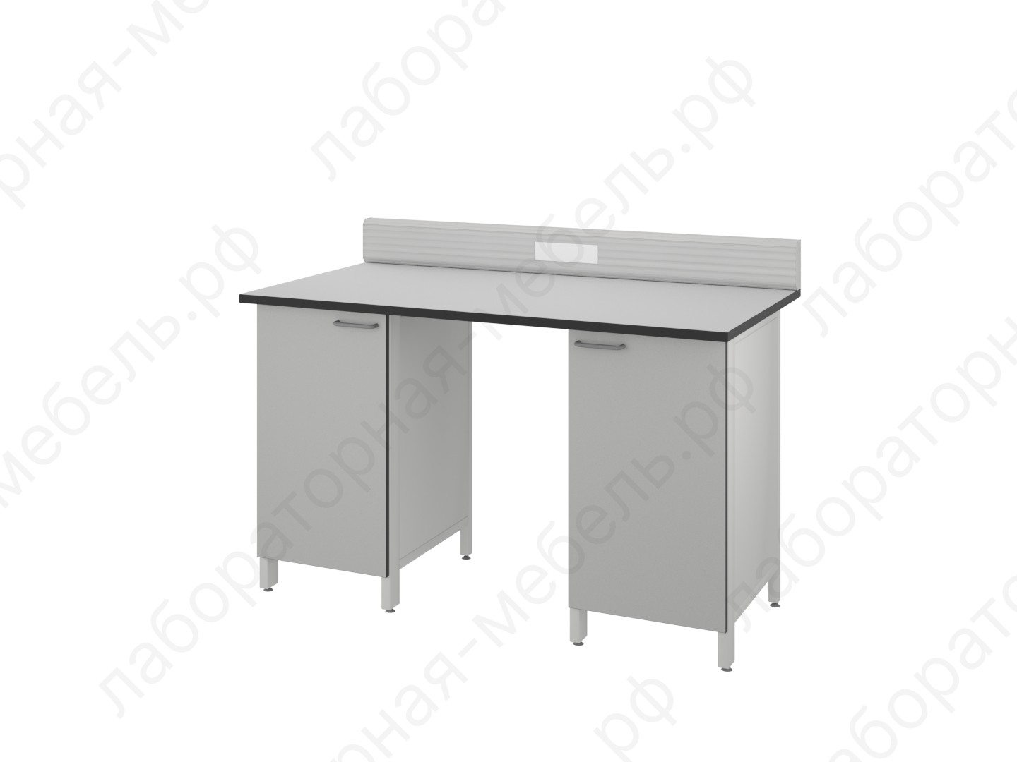 Стол лабораторный - Стол для хроматографа с двумя одинарными тумбами ЛАБ-PRO СХ-Т2 150.80.90/105 LA