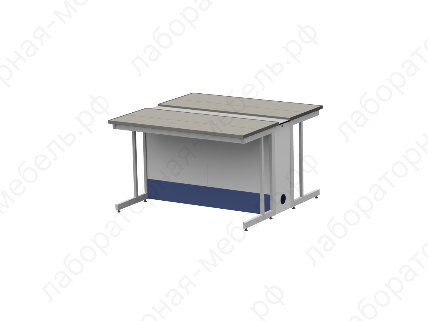 Столы островные - Стол островной низкий ЛАБ-PRO CОКн 150.150.75 KG-ESS