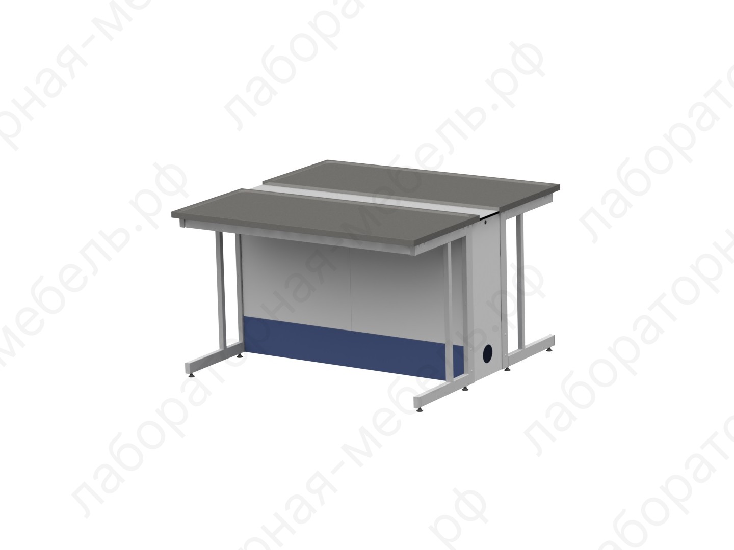 Столы островные - Стол островной высокий ЛАБ-PRO СОКв 90.150.90 SS